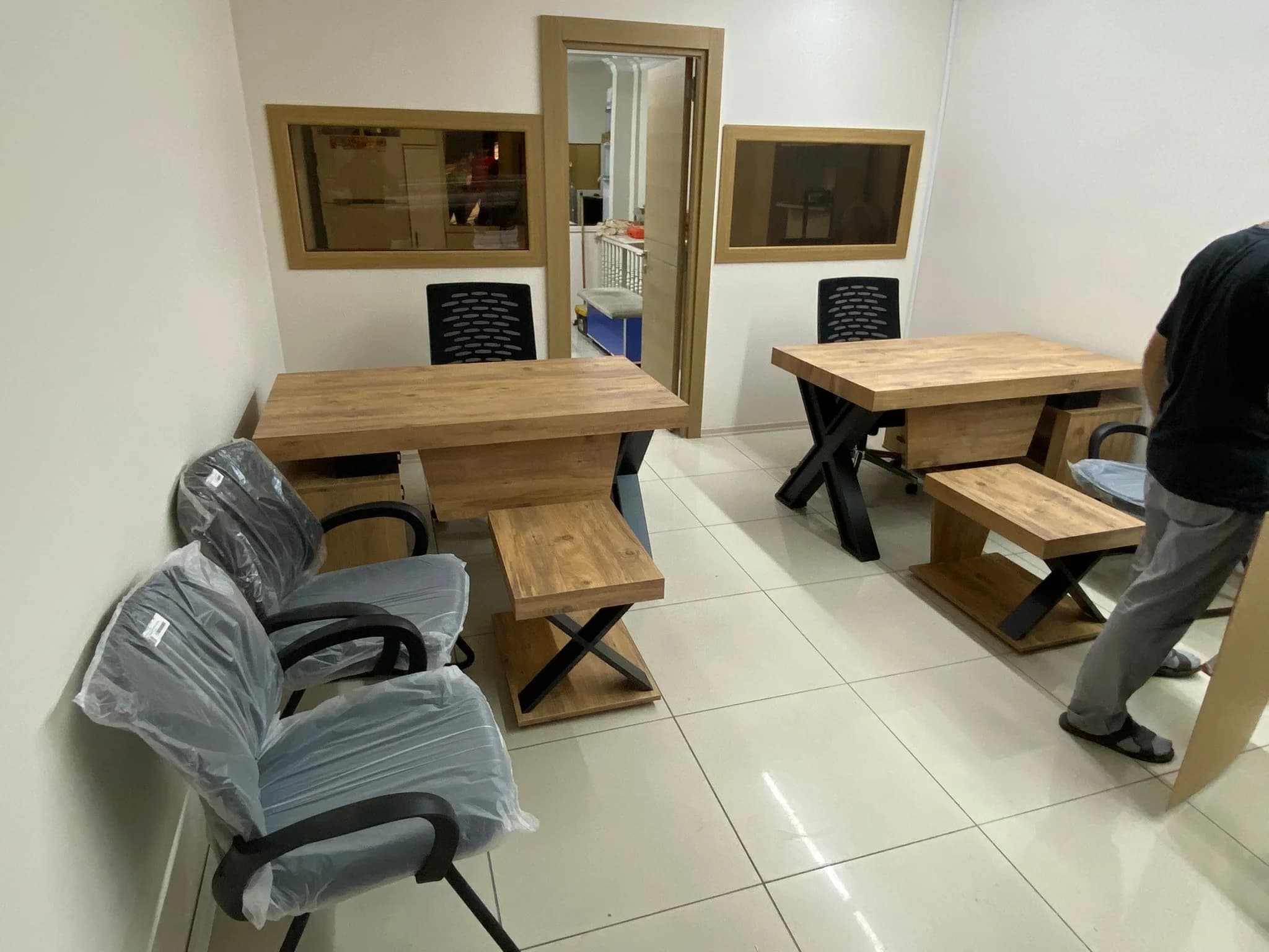 Office furniture delivered and installed