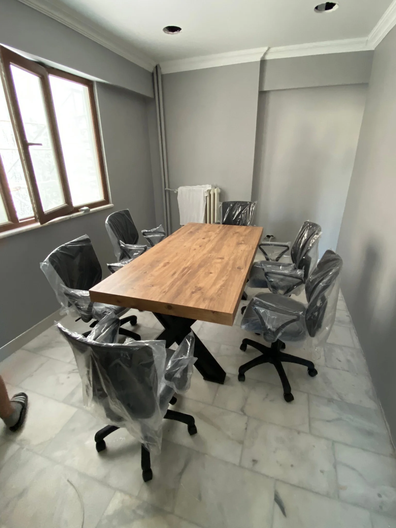 Office furniture delivered and installed