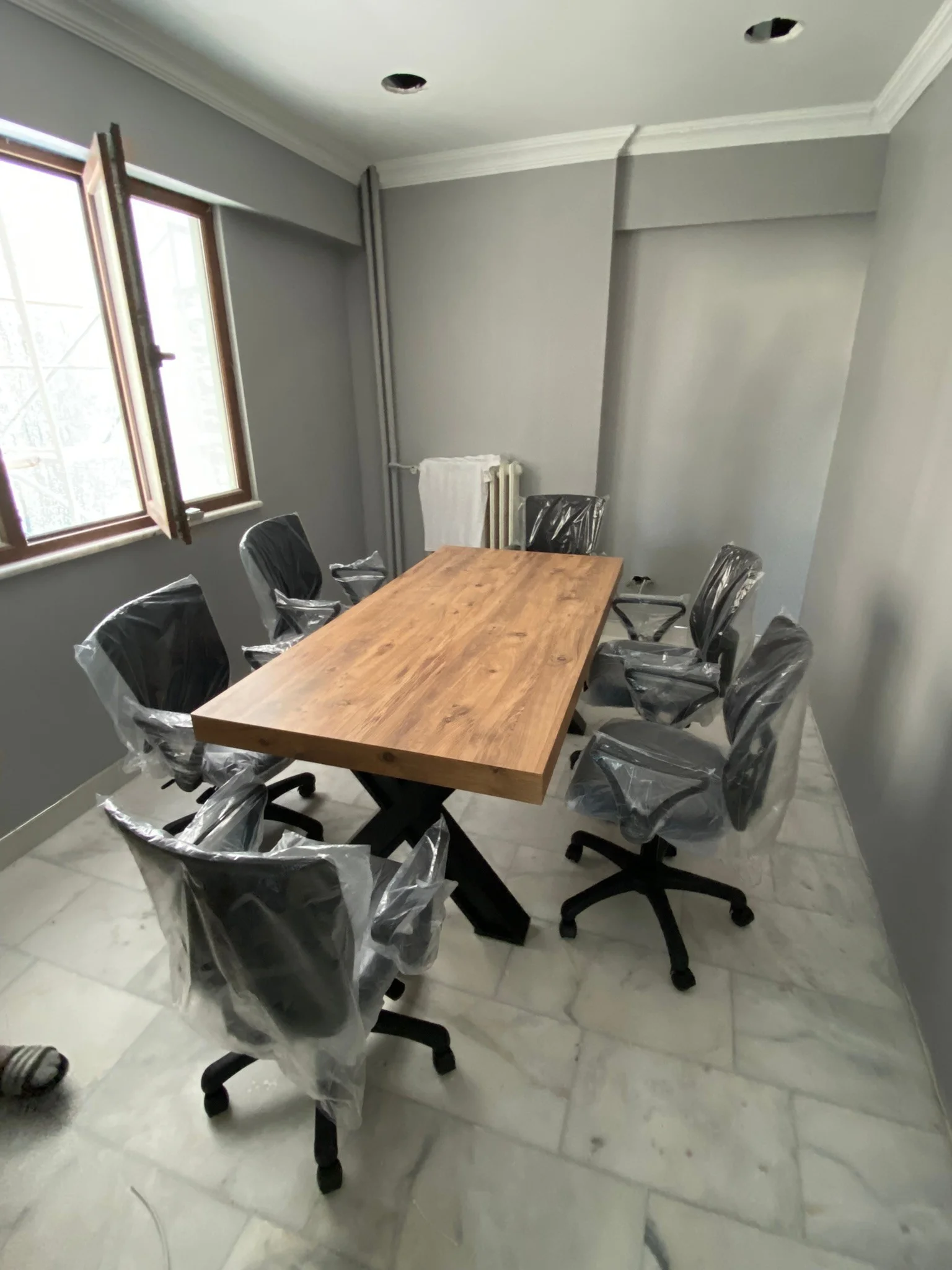 Office furniture delivered and installed