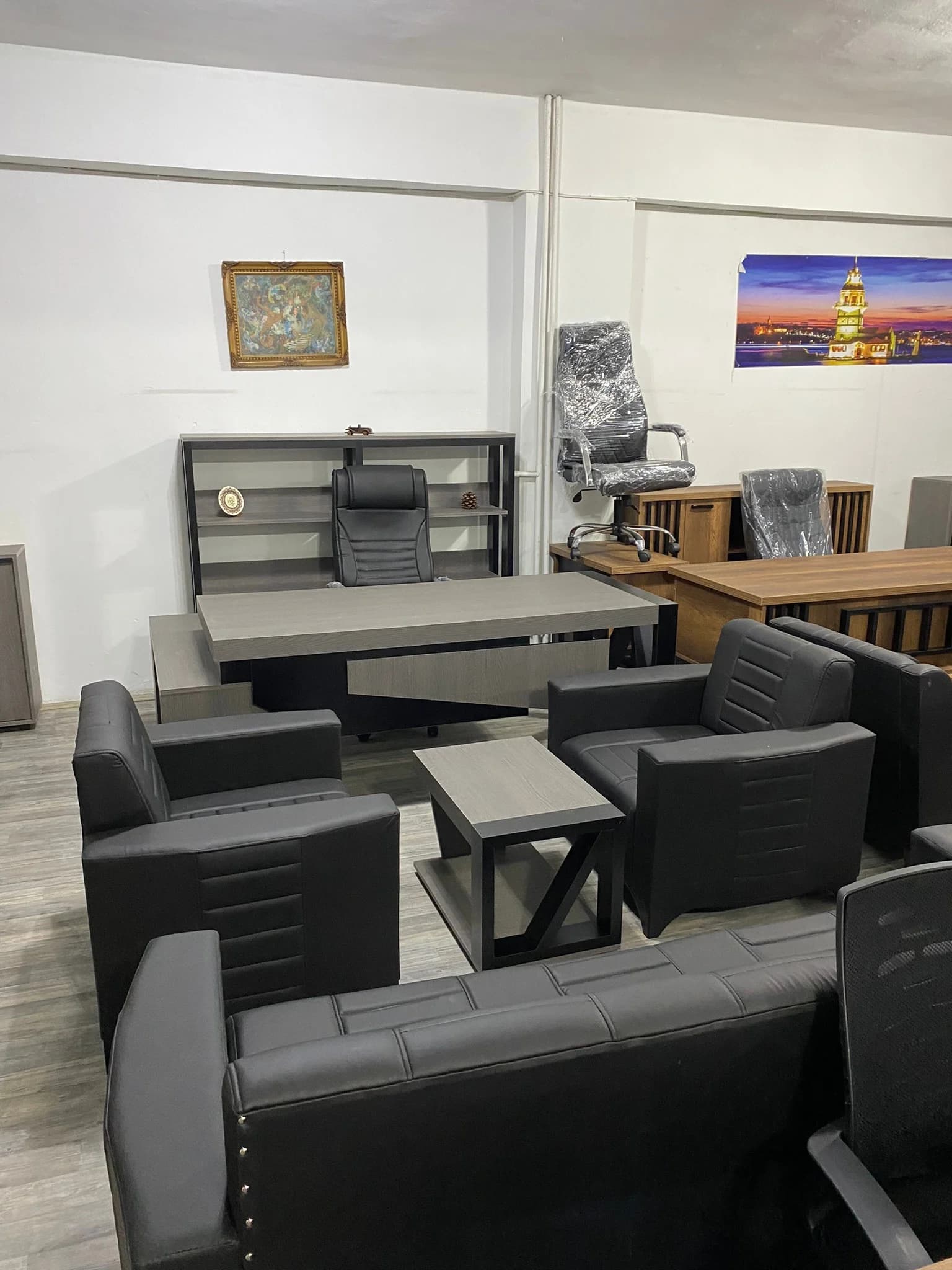 Office furniture delivered and installed