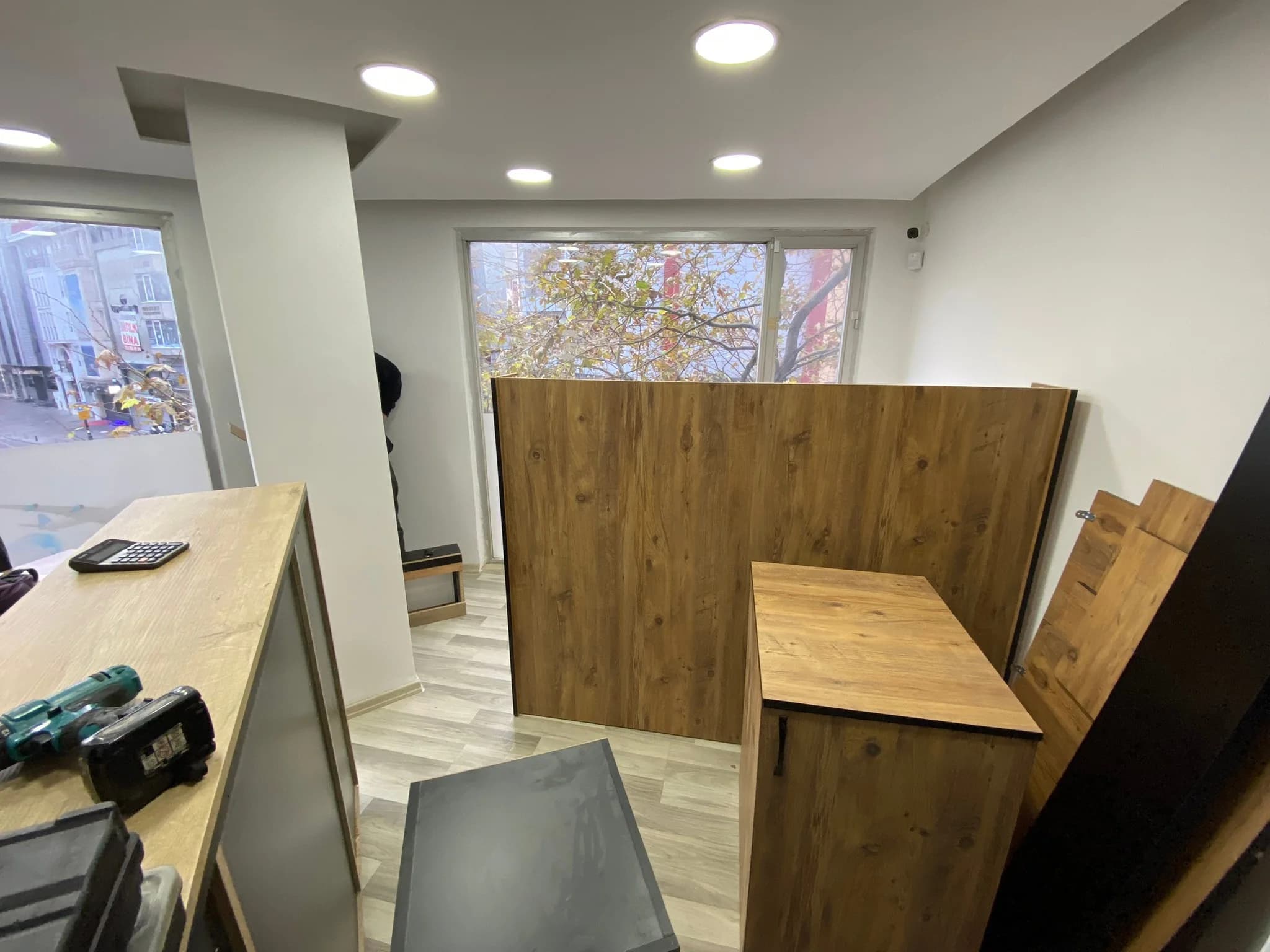 Office furniture delivered and installed
