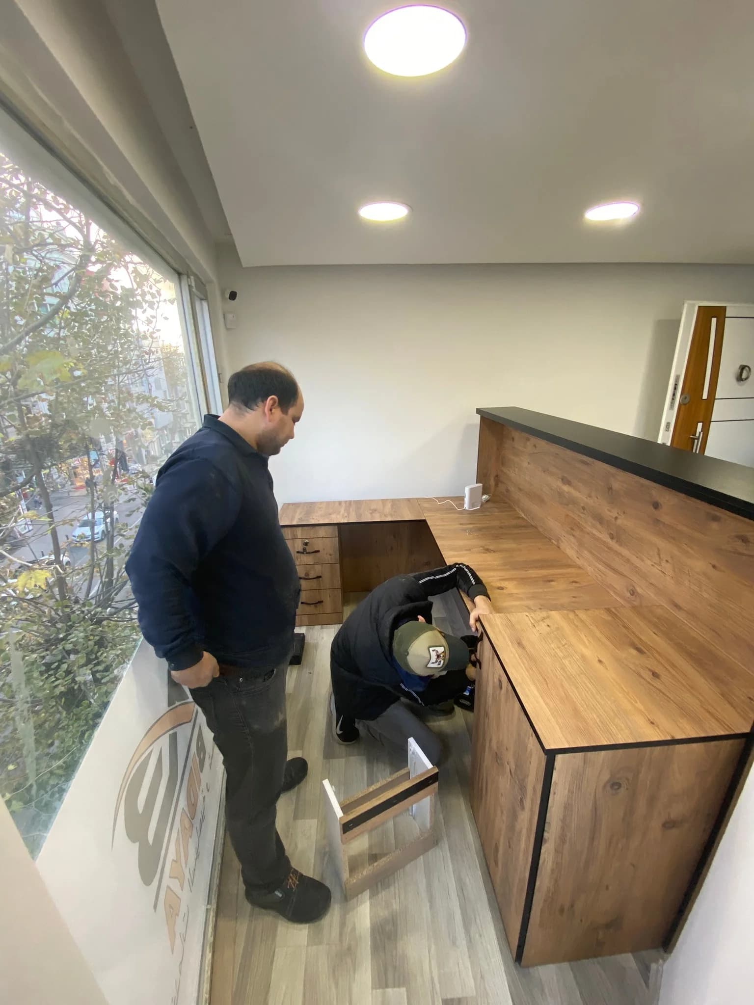 Office furniture delivered and installed