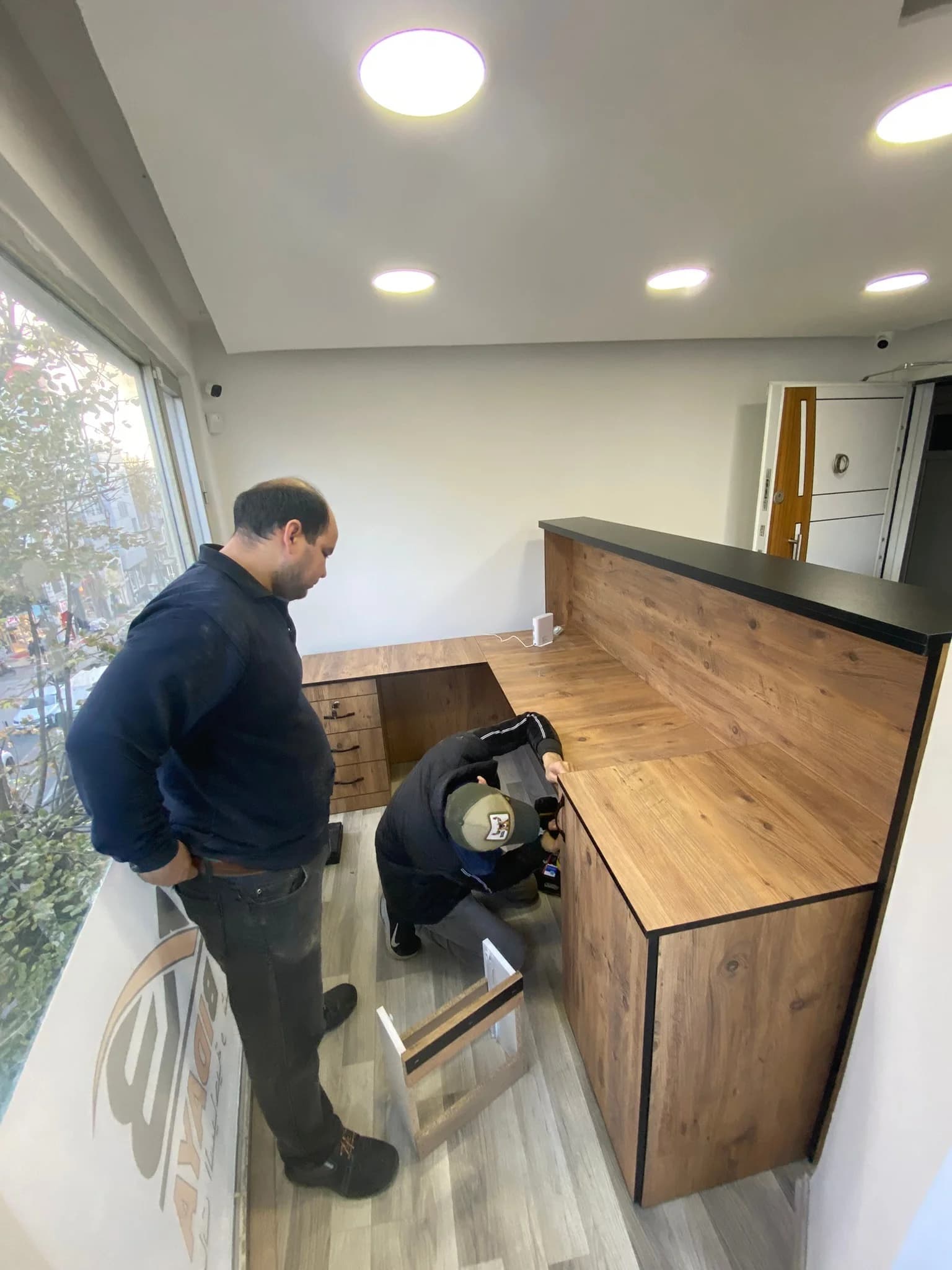 Office furniture delivered and installed