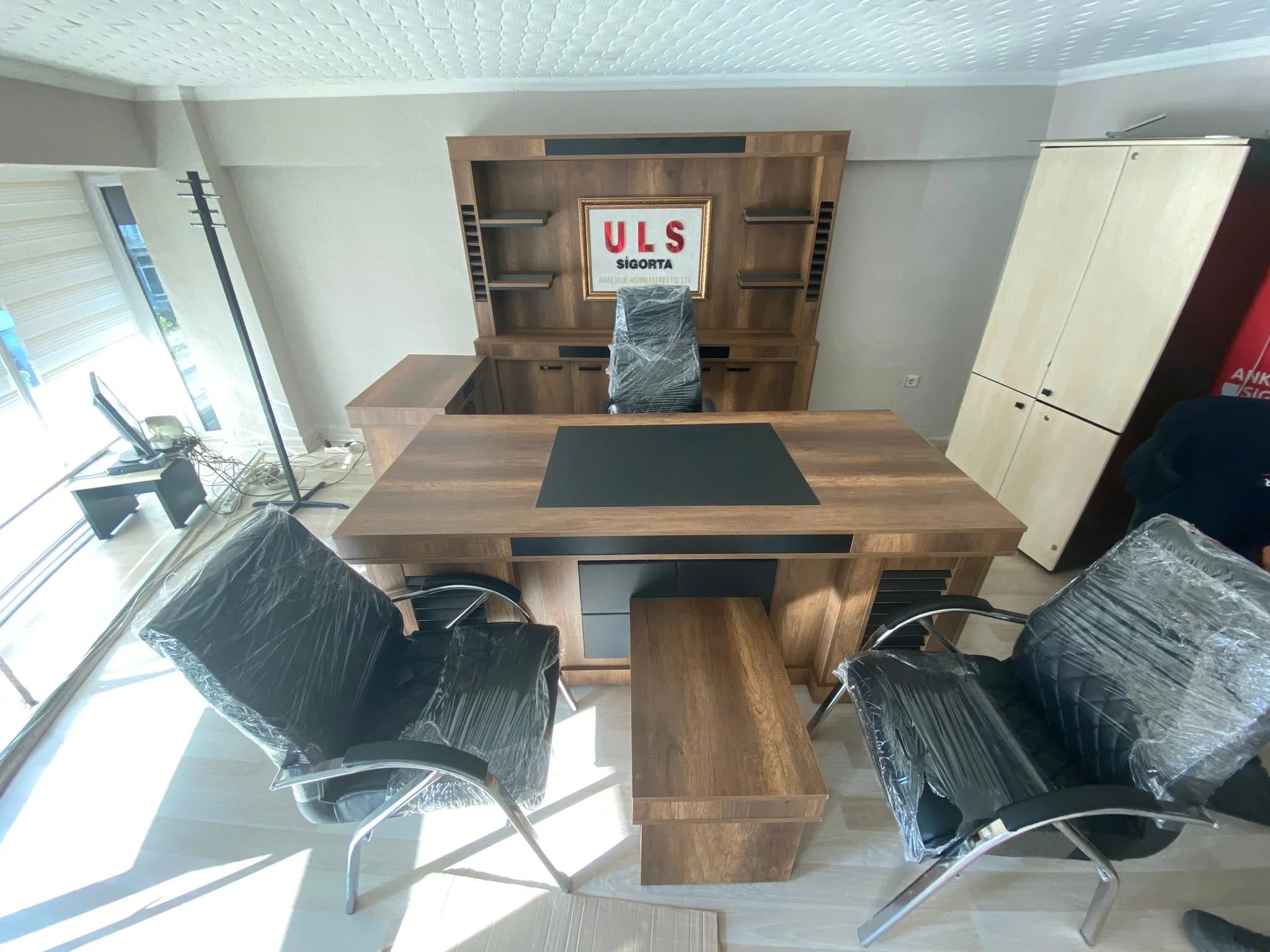 Office furniture delivered and installed