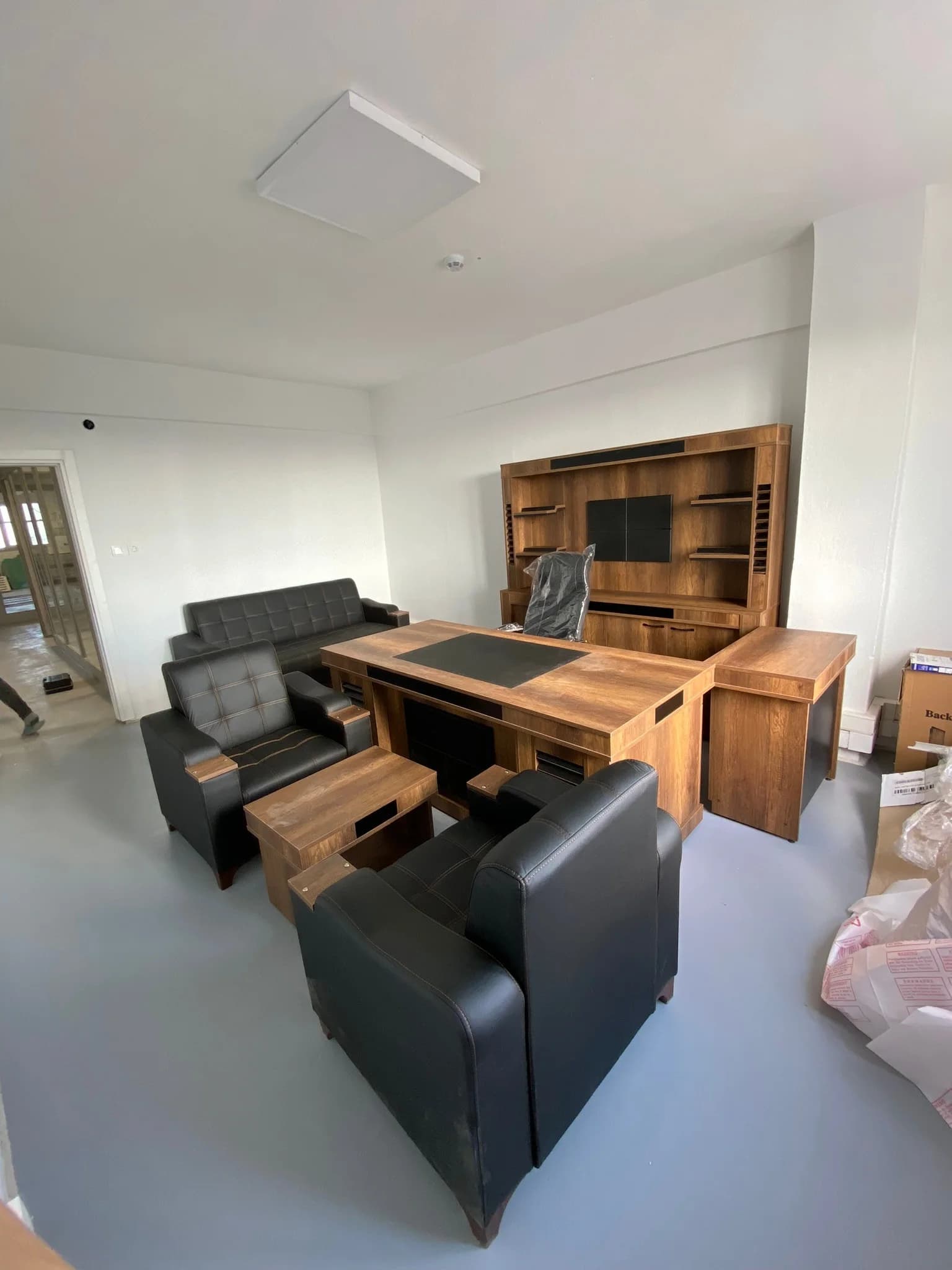 Office furniture delivered and installed