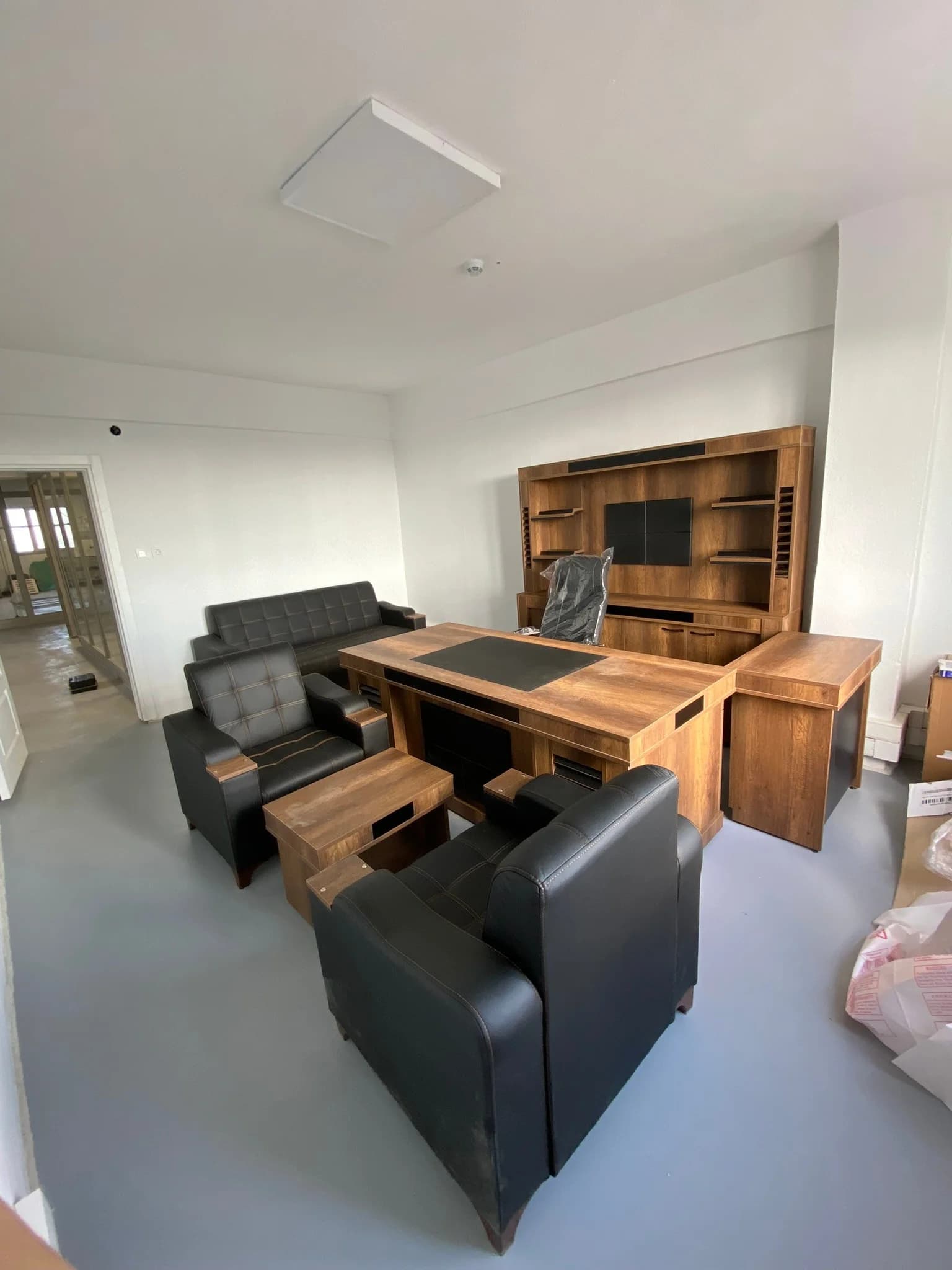Office furniture delivered and installed