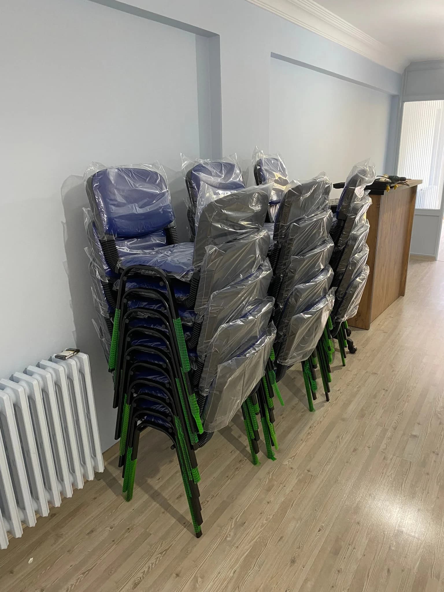 Office furniture delivered and installed
